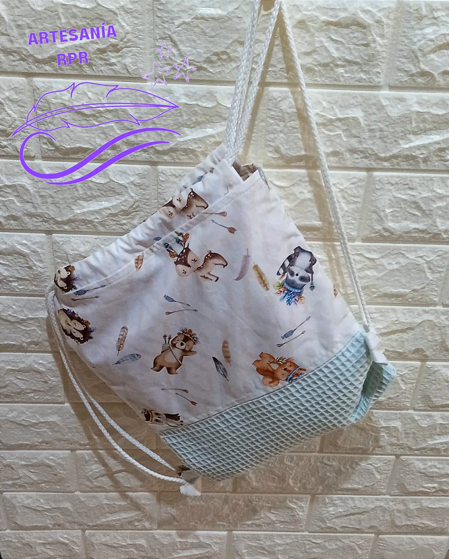 Mochila infantil indios