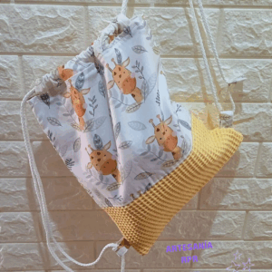mochila saco infantil jirafa