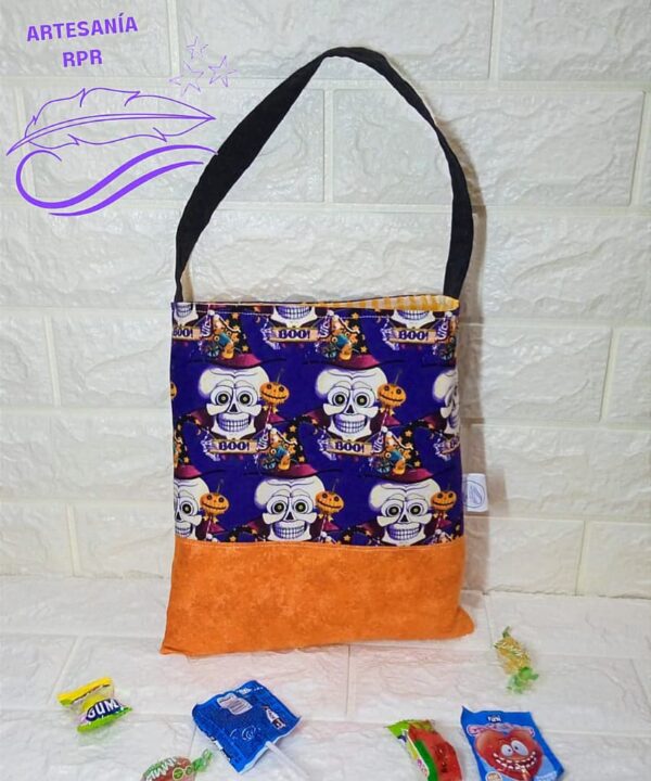 bolsa caramelos halloween hecho a mano