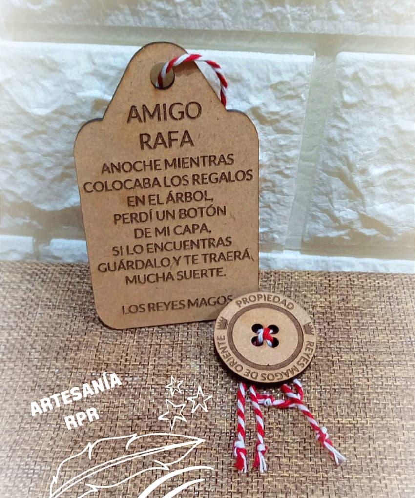 boton tarjeta reyes magos