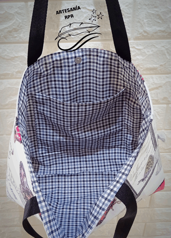Bolso acolchado hecho a mano - Imagen 4