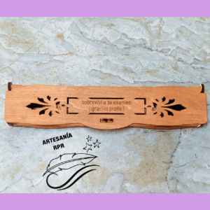 Caja boligrafo madera profesores