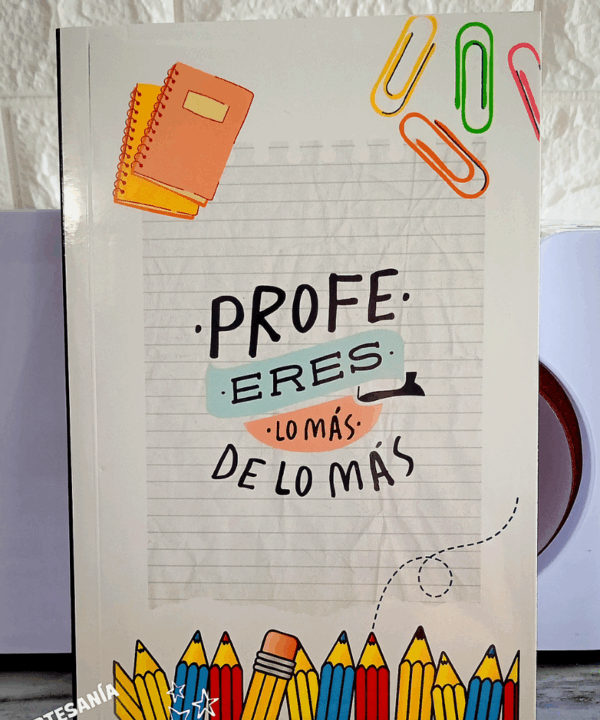 cuaderno personalizado profes