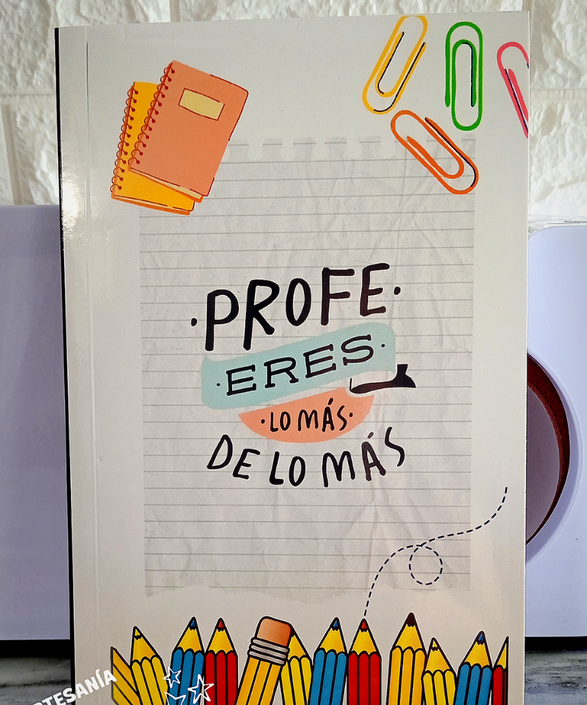 Cuaderno personalizado para profes