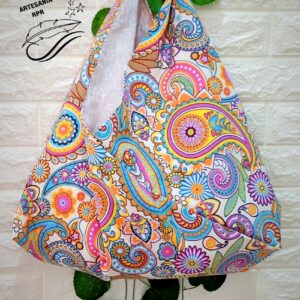 Bolso origami verano hecho a mano