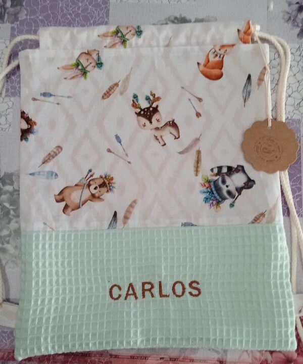 mochila saco personalizado 2