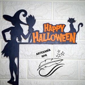 Bruja de madera halloween
