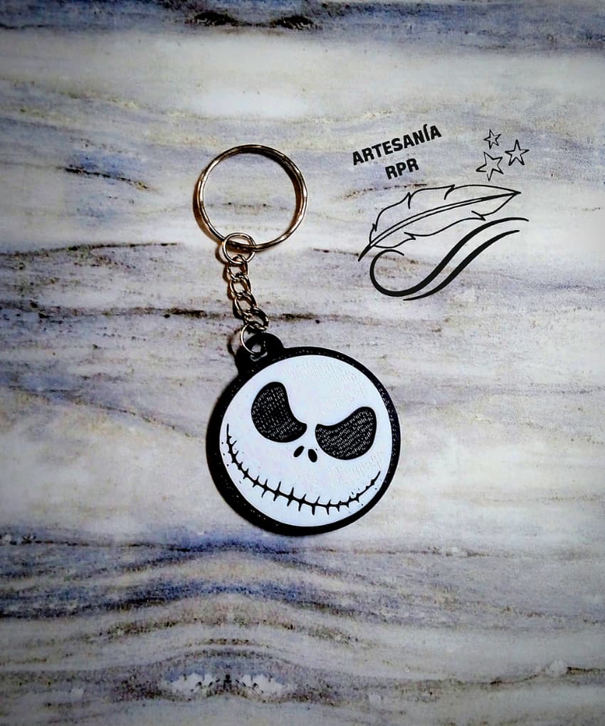 Llavero 3D de Jack Skellington