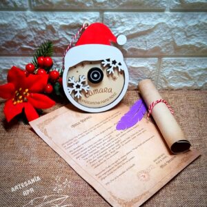 Bola cámara espía Papá Noel