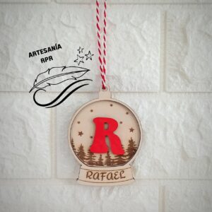 Adorno bola de nieve personalizada
